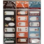 Samolepky vánoční 6ks (mix 6 motivů)