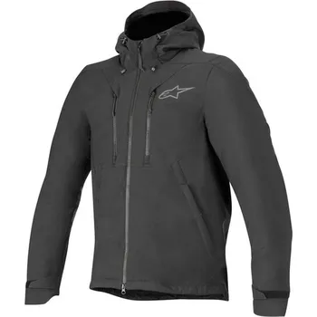 Moto bunda Bunda DOMINO TECH HOODIE, ALPINESTARS (černá) 2026 (Velikost: 3XL)