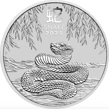 Year of the Snake - Rok Hada (2025) 1 OZ - Investiční stříbrná mince