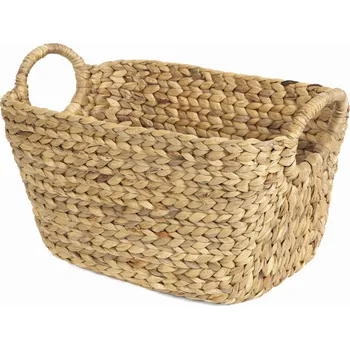 Koš na prádlo Ručně pletený úložný košík z vodního hyacintu Compactor Caracas L, 46 x 27 x 27,5 cm