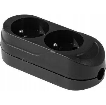 Elektrická zásuvka Elektrická Zásuvka přenosná podlahová Jonex černá GN-270