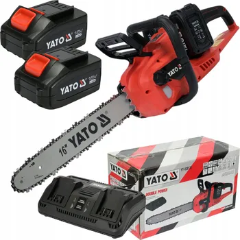 Motorová pila Řetězová pila YATO 2x18V Akumulátorová pila 16" 2X4Ah YT-828131