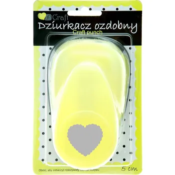 Děrovačka dp Craft Děrovačka na papír 5cm srdce vroubkované