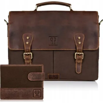 Peněženka Paolo Peruzzi Muž peněženka hnědá