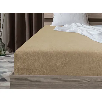 Prostěradlo Textilomanie Exclusive froté prostěradlo 190 g/m2 90 x 200 cm béžové