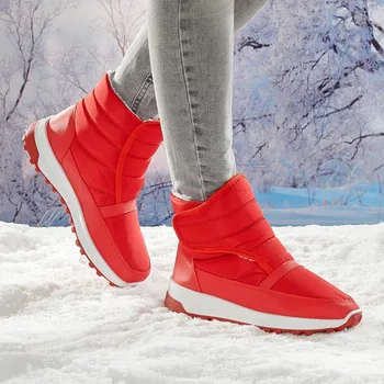 Dámská zimní obuv Sněhule Elfi tmavě červená 41