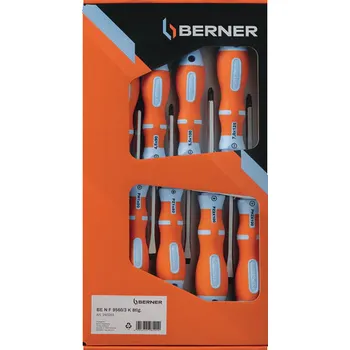 Šroubovák Berner Sada šroubováků s úderníkem 2K Premium PD/PH/PZ 240283, - 8dílná + sleva 5% po přihlášení
