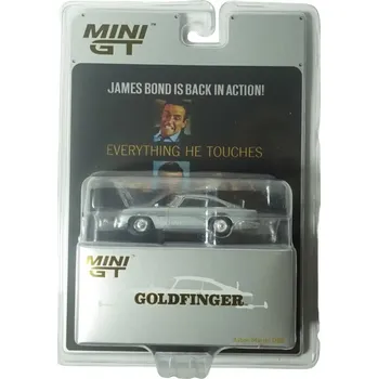auto na autodráhu Auto James Bond Goldfinger Aston Martin 1:64