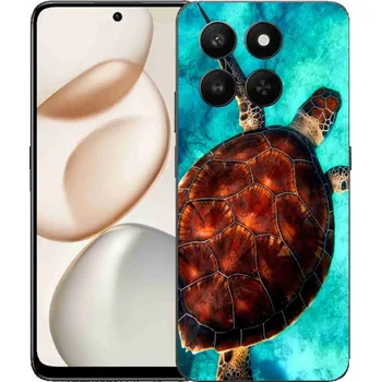 Pouzdro na mobilní telefon Gelový kryt mmCase na Honor 400 Smart 5G/4G/Honor X7d - želva