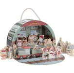 LITTLE DUTCH adventní kalendář vánoční nádraží
