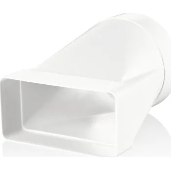 Ventilace Přechodová redukce z kulatého Ø125 mm na hranaté 75×150 mm