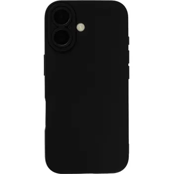 Pouzdro na mobilní telefon Černý silikonový kryt se zvýšenou ochranou čoček pro iPhone 17