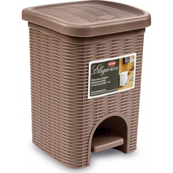 Odpadkový koš Odpadkový koš plastový Stefanplast 20l hnědý