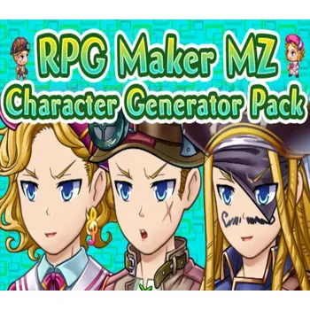 Počítačová hra RPG MAKER MZ - Character Generator Pack DLC