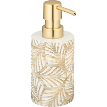 Dávkovač mýdla Ruční dávkovač mýdla na desku Wenko 200 ml bílý, žlutý