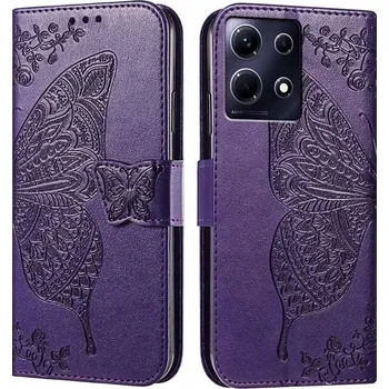 Pouzdro na mobilní telefon Flipové pouzdro Erbord pro Infinix NOTE 40 Pro fialové