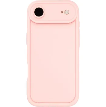 Pouzdro na mobilní telefon Světle růžový silikonový kryt se zvýšenou ochranou hran pro iPhone 17 Air
