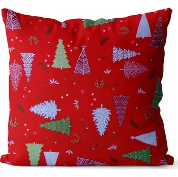 Polštář POVLEČENÍ NA POLŠTÁŘ 40x40 VÁNOČNÍ SVÁTEČNÍ DEKORATIVNÍ DÁREK