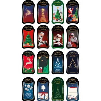 Obraz 50x Samolepky ETYKIETY PREMIUM na butelki alkoholu likéry VÁNOCE