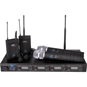 Mikrofon Mikrofon bezdrátový PLL-400 UHF 4-kan(2+2)