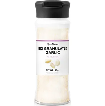Anabolizér GymBeam BIO Granulated garlic 60 g