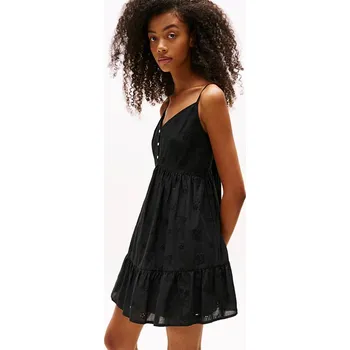 Dámské šaty Tommy Jeans dámské černé šaty 99929593-2238616