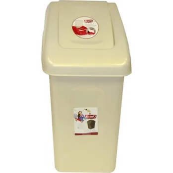 Odpadkový koš Koš na odpad UH 25l SWING krémový
