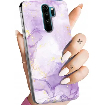 Pouzdro na mobilní telefon Zadní Kryt Hello Case pro Xiaomi Redmi Note 8 Pro fialový