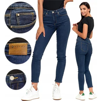 Dámské džíny Dámské džínové kalhoty Džíny Skinny Vysoký stav Pohodlné MORAJ vel.