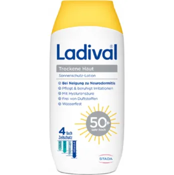 Přípravek na opalování Ladival Mléko pro citlivou pokožku SPF 50+ 200 Ml