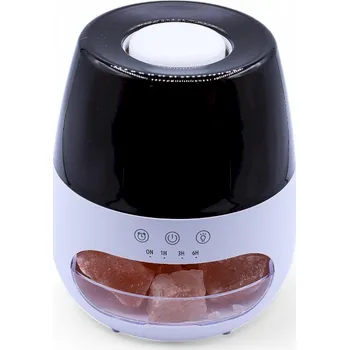 Aroma difuzér AWM Aroma Difuzér s Himálajskou Solí a Efektem Plamene – Bílý USB 1ks