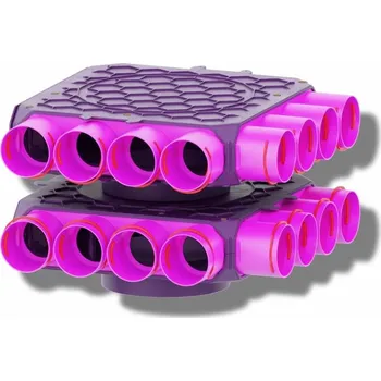Příslušenství pro vzduchotechniku Rozdělovač dvouřadý 16x75/160, MAX-VENT