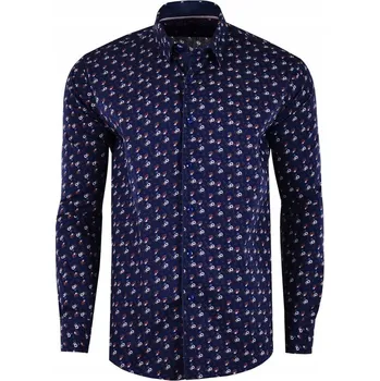 Pánská košile Pánská košile slim střih, dlouhý rukáv, bavlna, velikost M/L