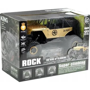 RC model auta Auto Na Dálkové Ovládání Jeep R/C 1:18 Zlaté