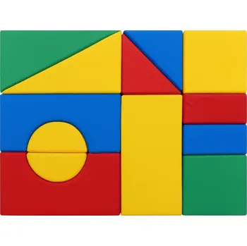 ostatní stavebnice Molitanová stavebnice PlaySoft VELKÁ 13 ks (30 cm) + DOPRAVA ZDARMA