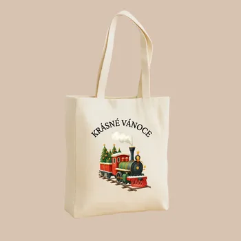 Nákupní taška Taška s potiskem KRÁSNÉ VÁNOCE