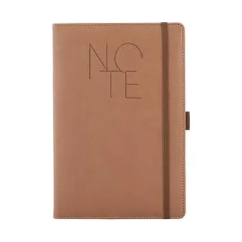 Zápisník Notes POLY A5 tečkovaný - hnědá