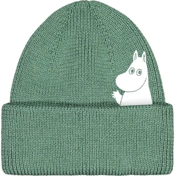 Čepice Moiko Merino čepice Moomin Hello there, zelená