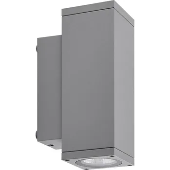 Nástěnné svítidlo Deko-Light nástěnné přisazené svítidlo - ShoreLine Pro hranaté Up+Down, 7,5 W, 3000/4000 K, DIM, světlešedá 731208