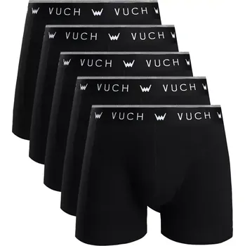 Boxerky Pánské boxerky Vuch Declan 5pack velikost S černá