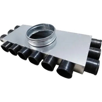 Vzduchotechnické potrubí Rozdělovač trojstranný jednřadý 12x50/200 (3+6+3+0) samotesnicí