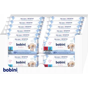 Hygienický ubrousek Bobini Sensitive Vlhčené Ubrousky 99% přírodních ingrediencí 24x60