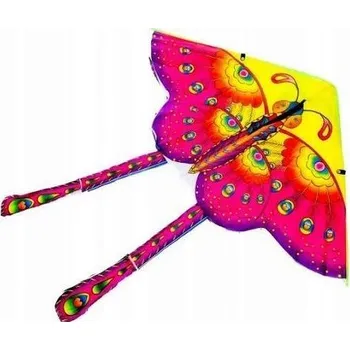 Létající drak DRAK SUPER LÉTAJÍCÍ DRAK MOTÝL 90cm