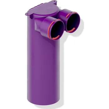 Ventilace Plastový KLO box 2x75/125, MAX-VENT