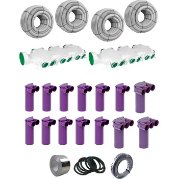 rekuperace vzduchu Plastová sada pro svépomocnou montáž rekuperace vzduchu pro dům 200 m² – SYSTEM Ø75