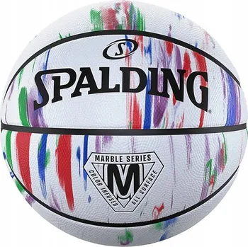 Basketbalový míč Basketbalový míč SPALDING Marble Series Rainbow - Velikost 5