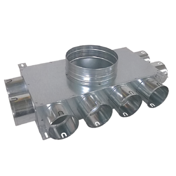 Vzduchotechnické potrubí Rozdělovač trojstranný jednřadý8x90/200 (2+4+2+0)