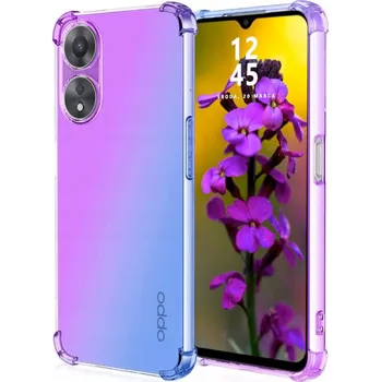Pouzdro na mobilní telefon Zadní Kryt RCBR pro Oppo A38 4G GRADIENT CASE modrý