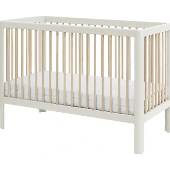 Dětská postýlka Dřevěná postýlka Pinio Pure 120 x 60 cm - champagne