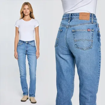 Dámské džíny BIG STAR Dámské džíny rovného střihu modré Charlotte 485 W34 L32